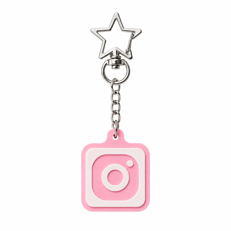 TwójTag Soft Pink Star