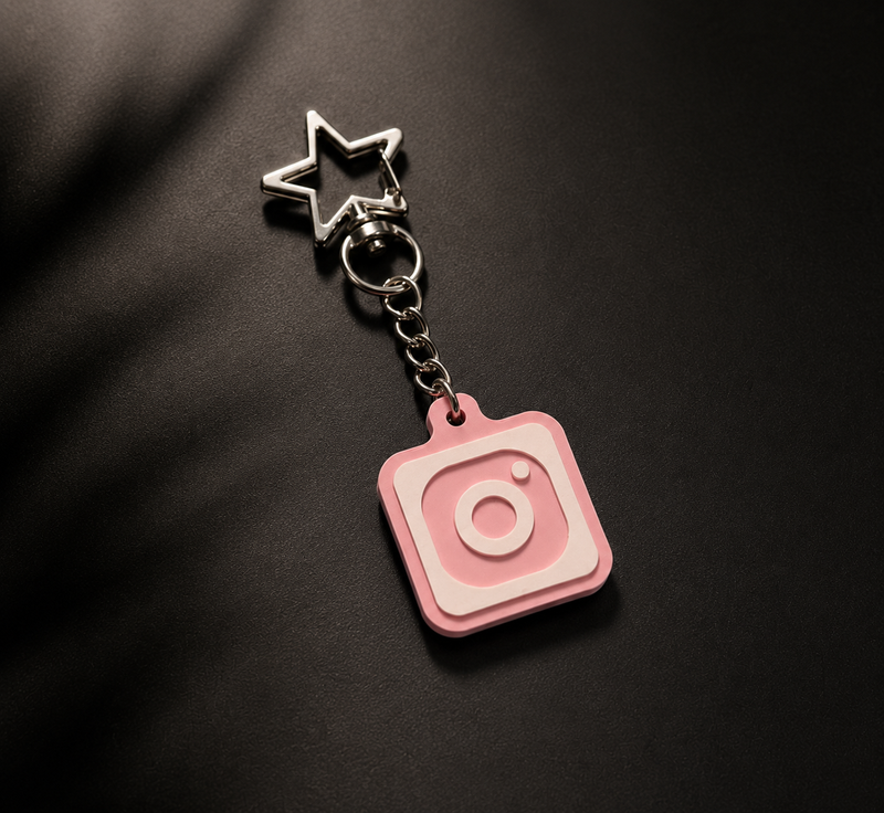 TwójTag Soft Pink Star
