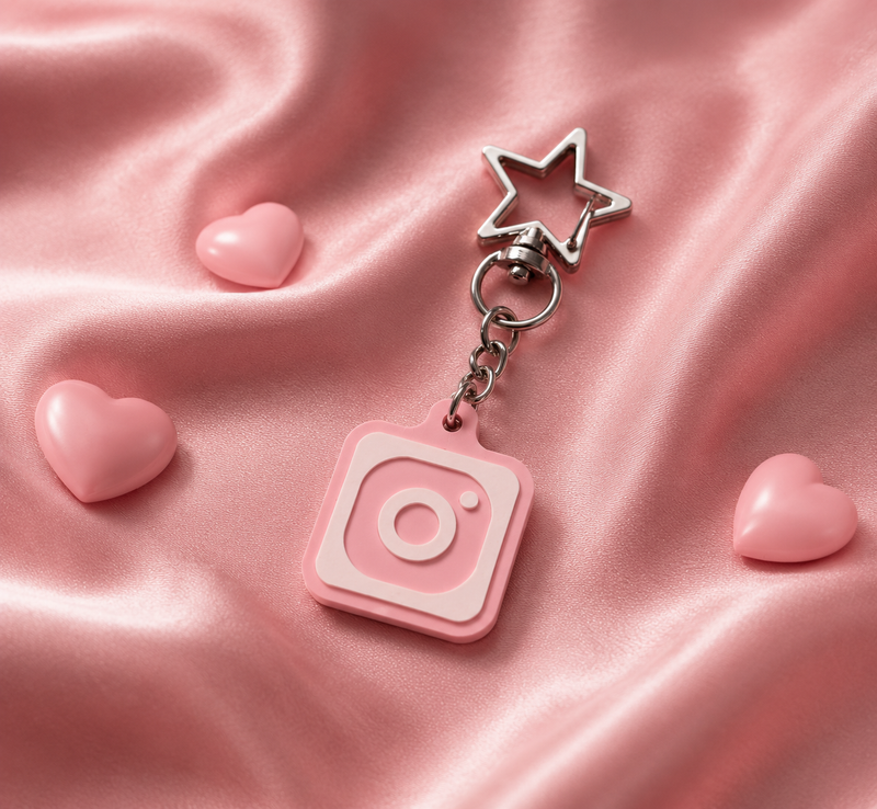 TwójTag Soft Pink Star